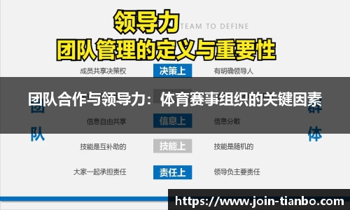 团队合作与领导力：体育赛事组织的关键因素